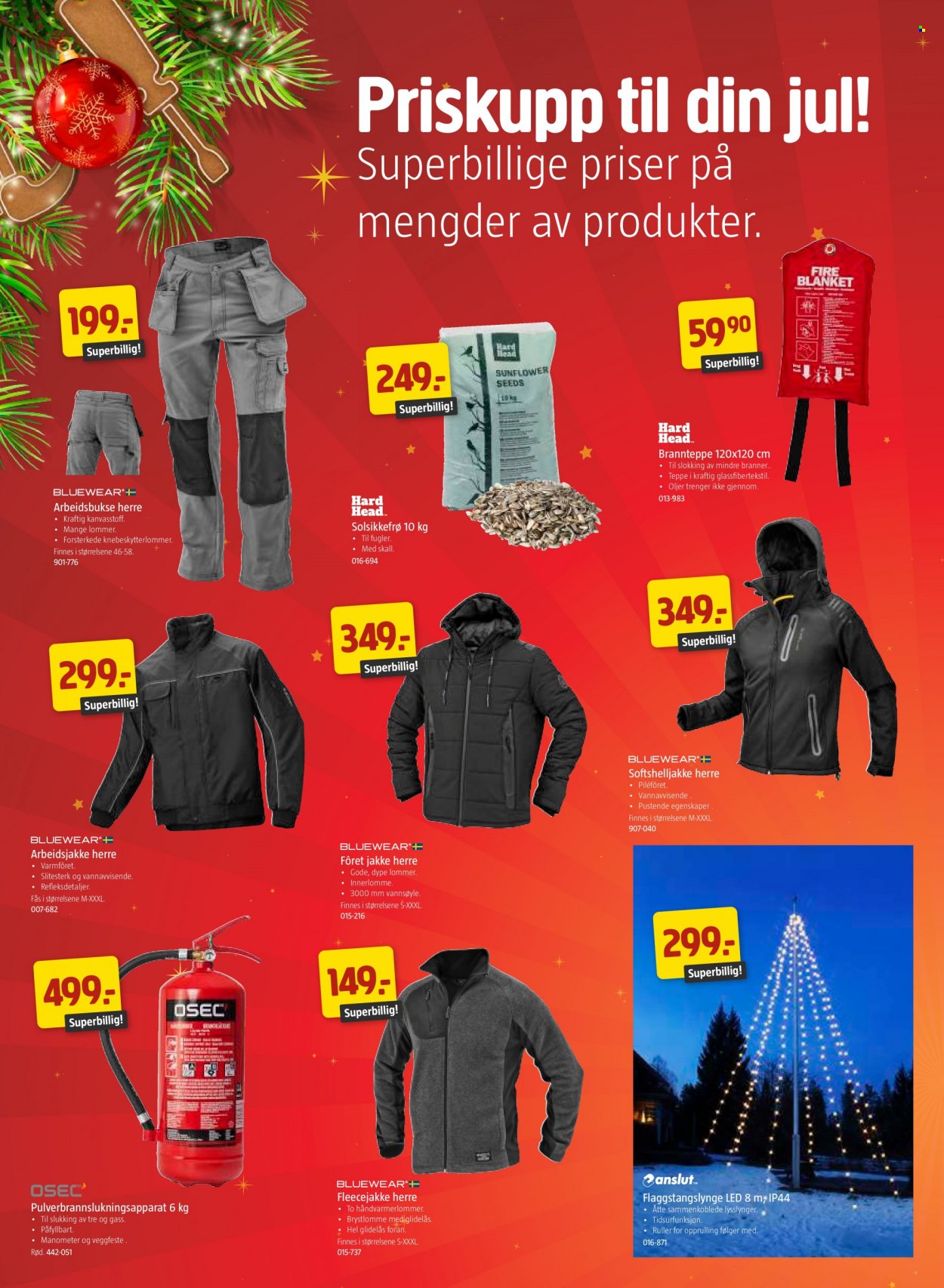 Kundeavis Jula - 18.11.2022 - 18.12.2022 - Produkter fra tilbudsaviser - solsikkefrø, teppe, jakke, Jul. Side 4.