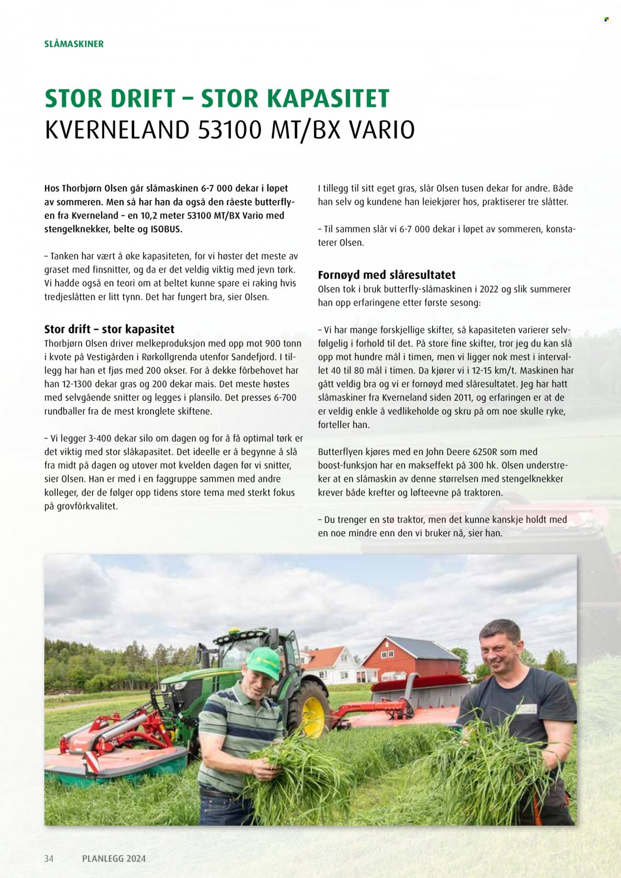 thumbnail - Kundeavis Felleskjøpet - Produkter fra tilbudsaviser - kan, traktor. Side 34.
