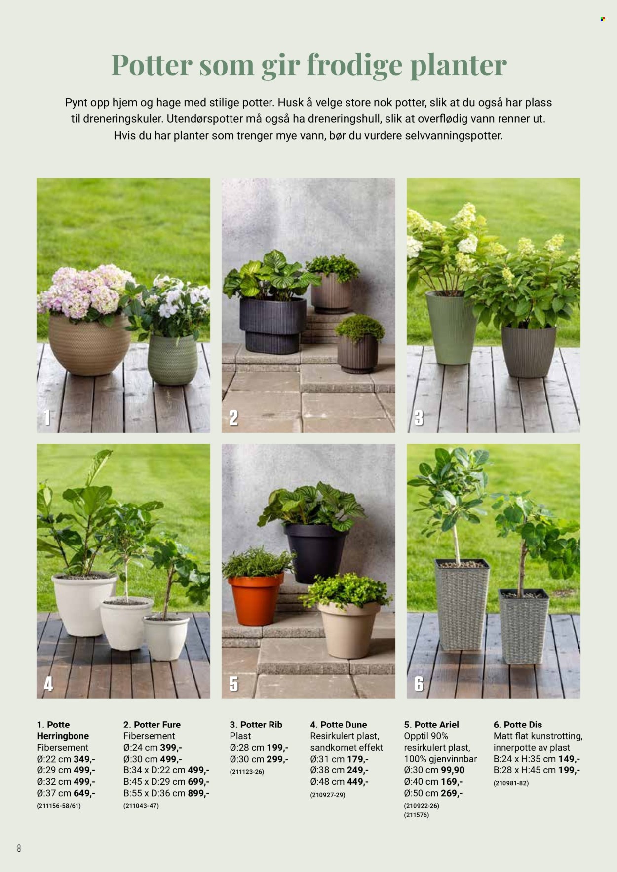 thumbnail - Kundeavis Europris - Produkter fra tilbudsaviser - planter. Side 8.