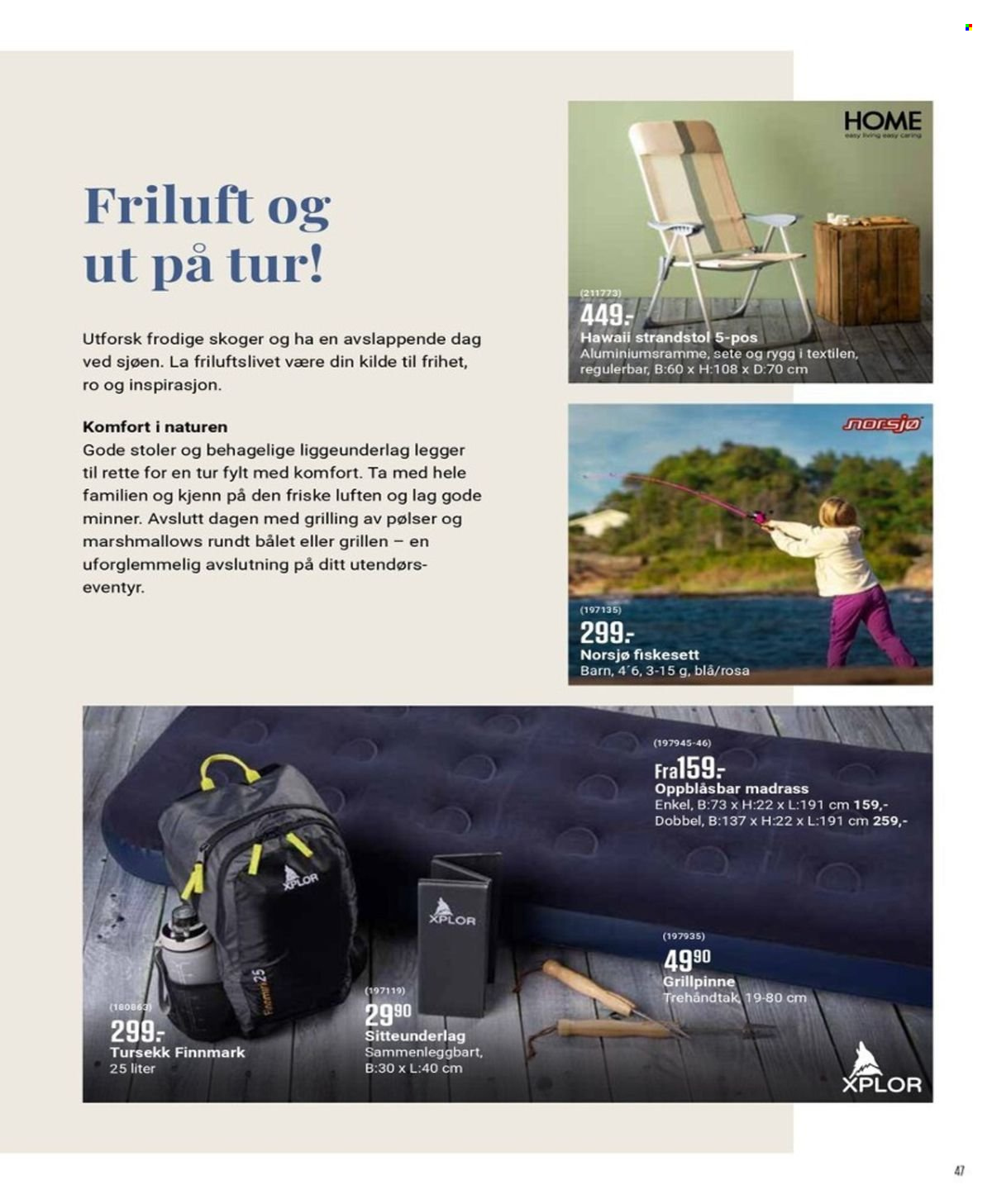 thumbnail - Kundeavis Europris - Produkter fra tilbudsaviser - marshmallows, sitteunderlag, stol. Side 41.
