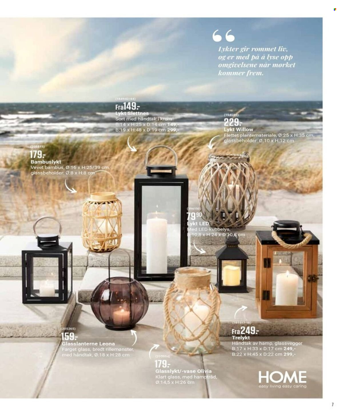 thumbnail - Kundeavis Europris - Produkter fra tilbudsaviser - glass, vase, LED lys. Side 51.