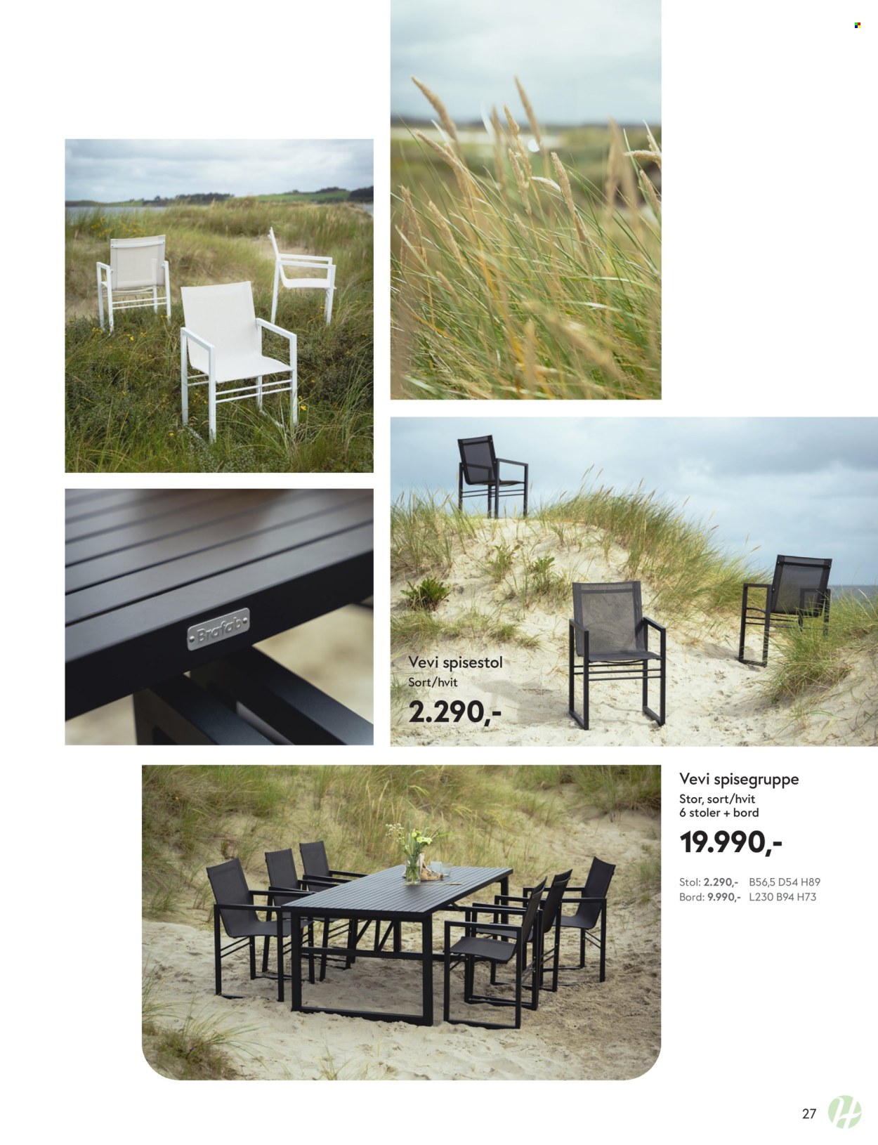 thumbnail - Kundeavis Hageland - Produkter fra tilbudsaviser - bord, stol. Side 27.