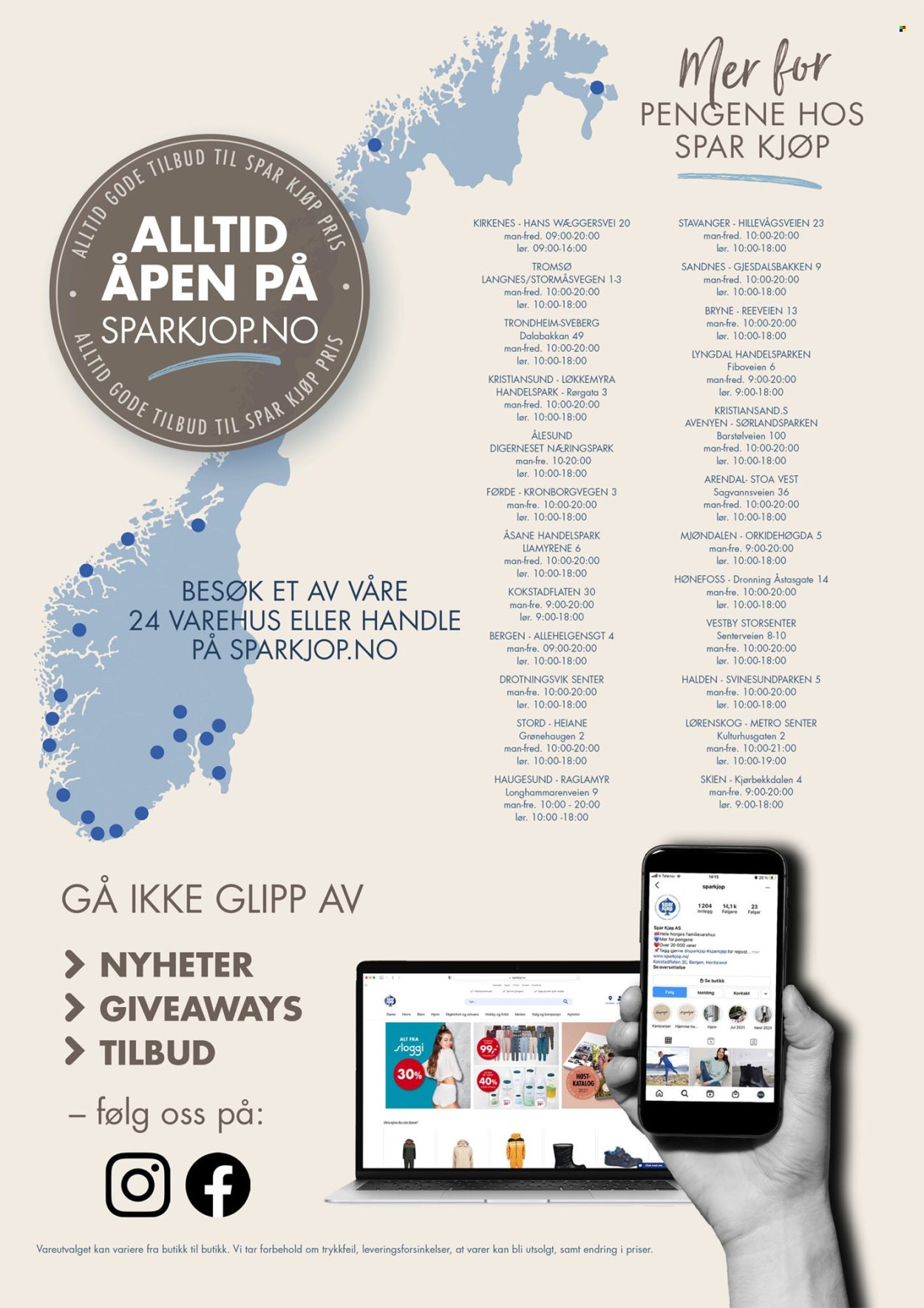 Kundeavis Sparkjøp. Side 1
