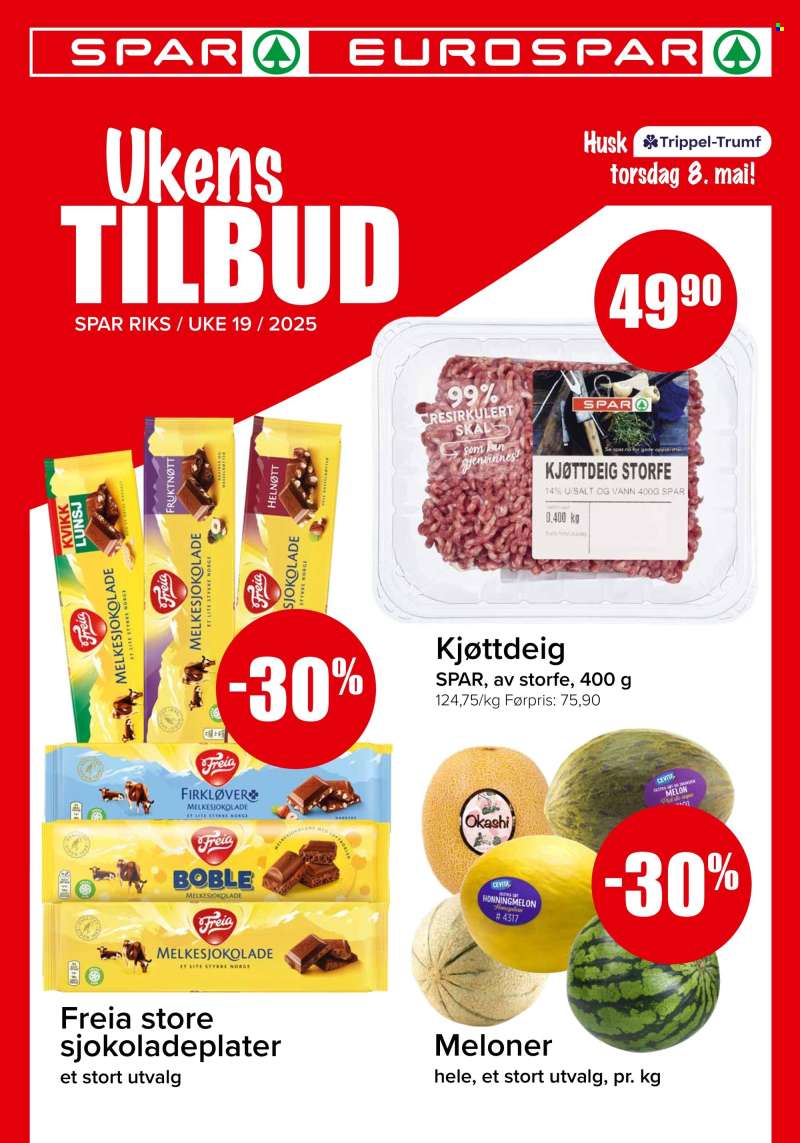 Kundeavis SPAR - 5.5.2025 - 11.5.2025.