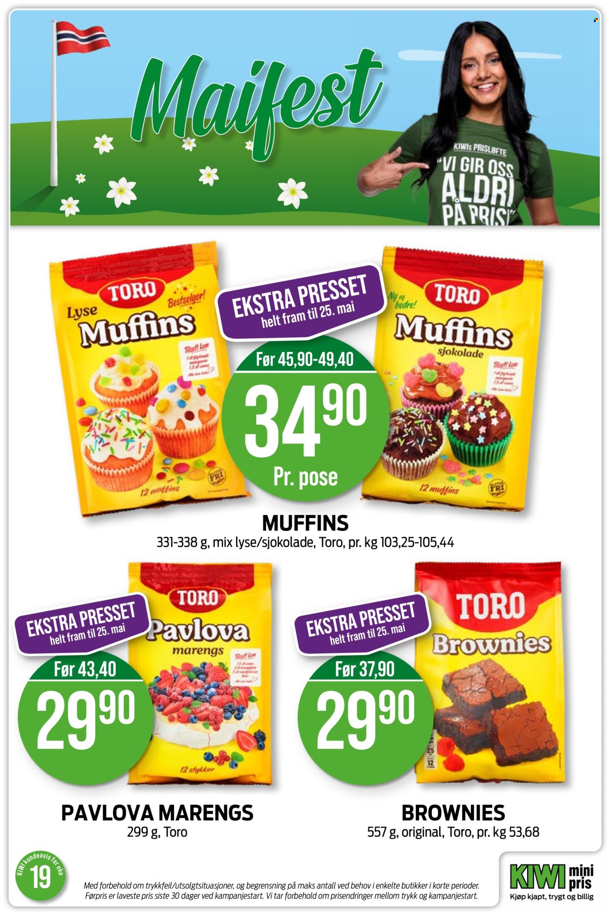 Kundeavis KIWI. Side 1