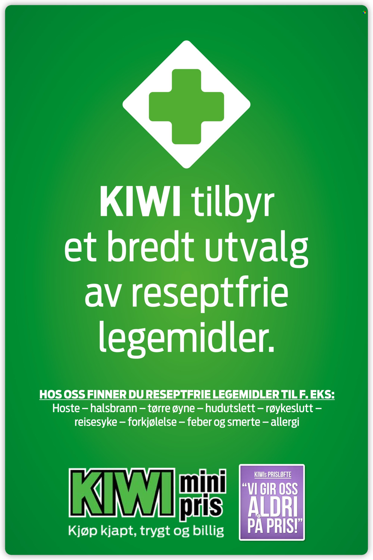 Kundeavis KIWI. Side 1