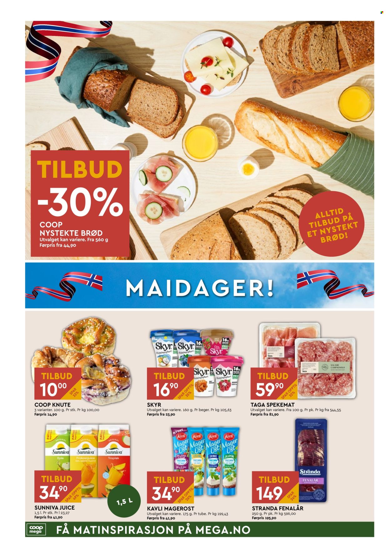Kundeavis Coop Mega - 5.5.2025 - 10.5.2025. Side 1