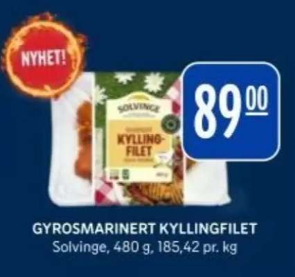 GYROSMARINERT KYLLINGFILET