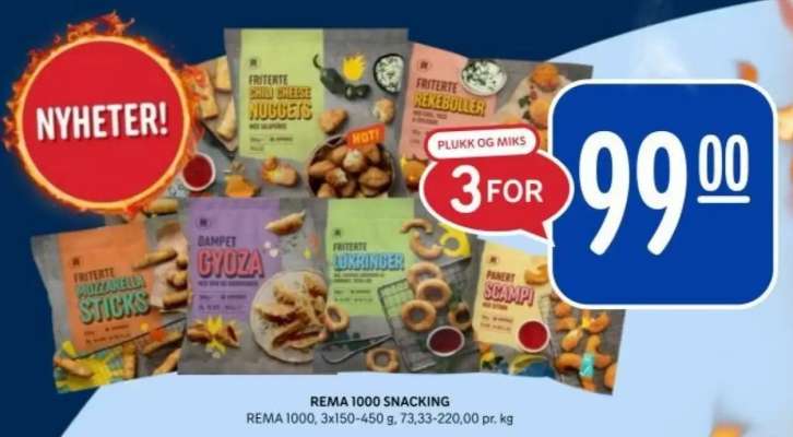 REMA 1000 Snacking