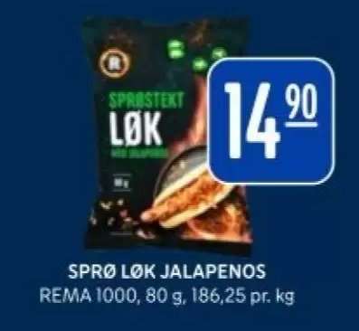 SPRØ LØK JALAPENOS