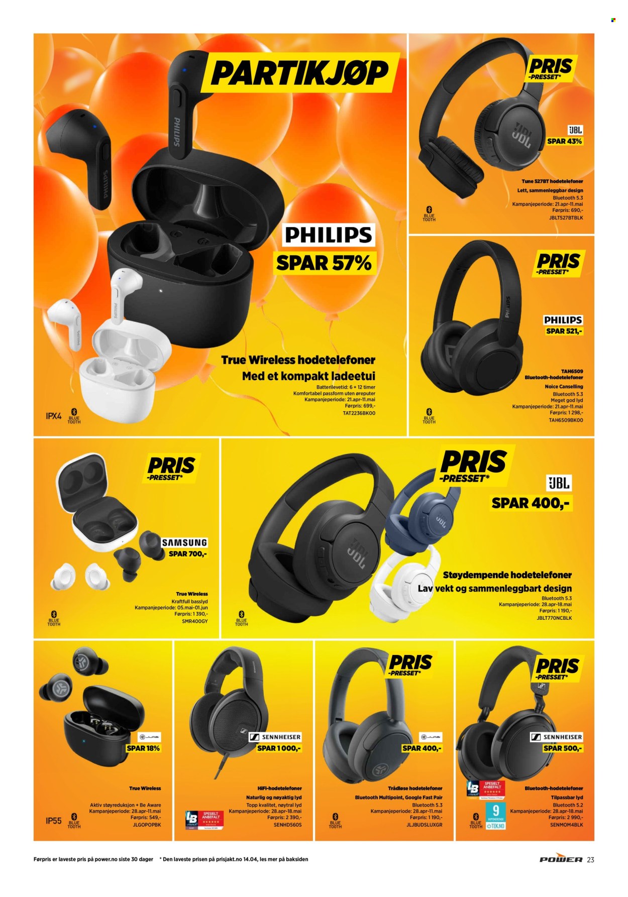 Kundeavis Power - 5.5.2025 - 11.5.2025. Side 1
