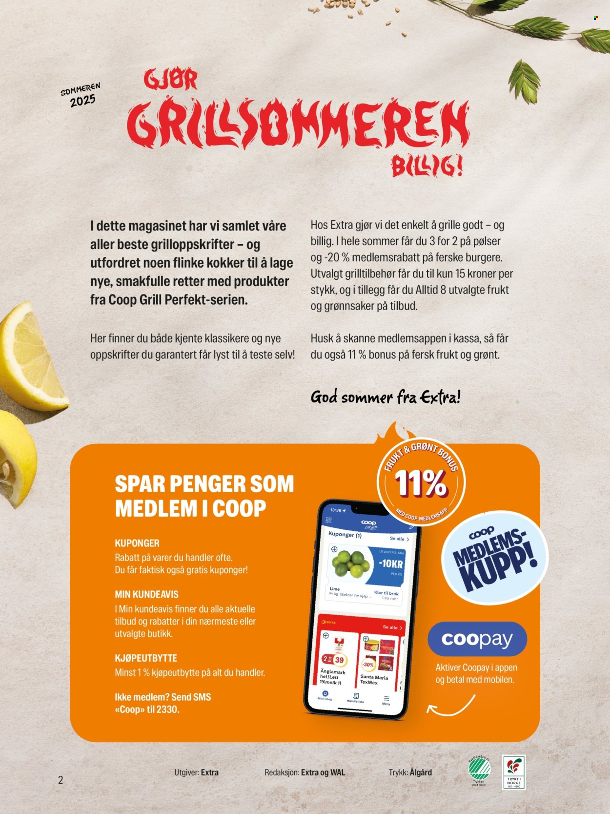 Kundeavis Coop Extra. Side 2