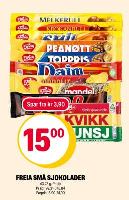 FREIA SMÅ SJOKOLADER