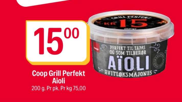 Coop Grill Perfekt Aioli