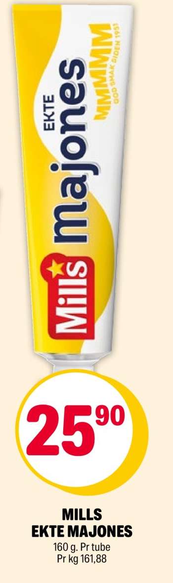 MILLS EKTE MAJONES
