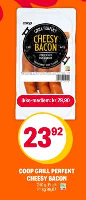 Coop Grill Perfekt cheesy bacon
