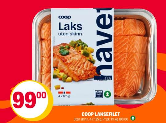 Coop laksefilet