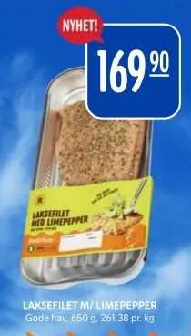 LAKSEFILET M/ LIMEPEPPER
