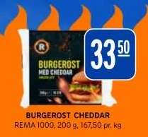 BURGEROST CHEDDAR