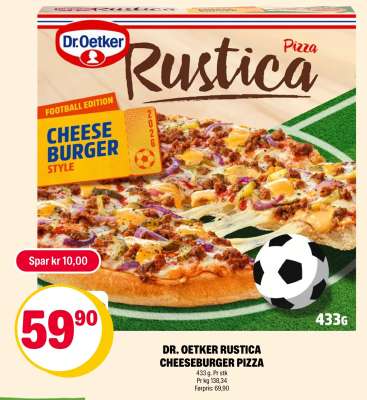 Dr. Oetker Rustica Cheeseburger Pizza