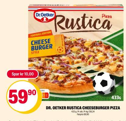 Dr. Oetker Rustica Cheeseburger Pizza