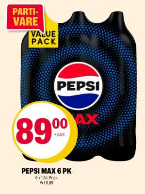 Pepsi Max 6-pk.
