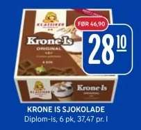KRONE-IS SJOKOLADE