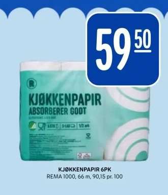 KJØKKENPAPIR 6PK