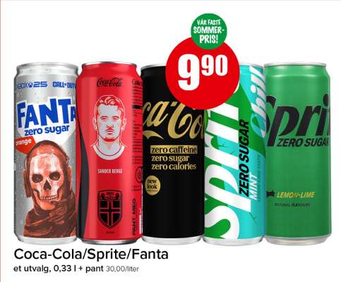 Coca-Cola/Sprite/Fanta