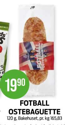 FOTBALL OSTEBAGUETTE