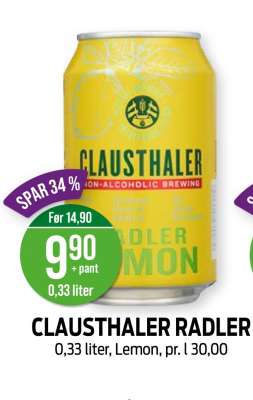 CLAUSTHALER RADLER