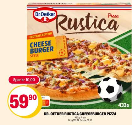 Dr. Oetker Rustica Cheeseburger Pizza