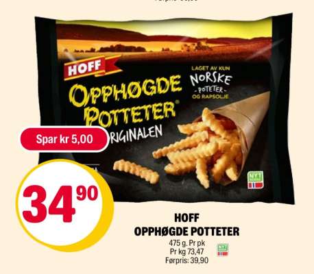 Hoff Opphøgde Poteter
