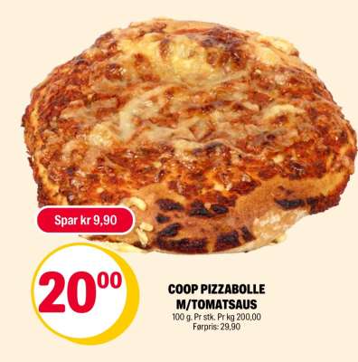COOP PIZZABOLLE M/TOMATSAUS