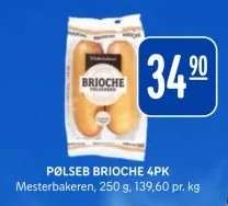 PØLSEB BRIOCHE 4PK