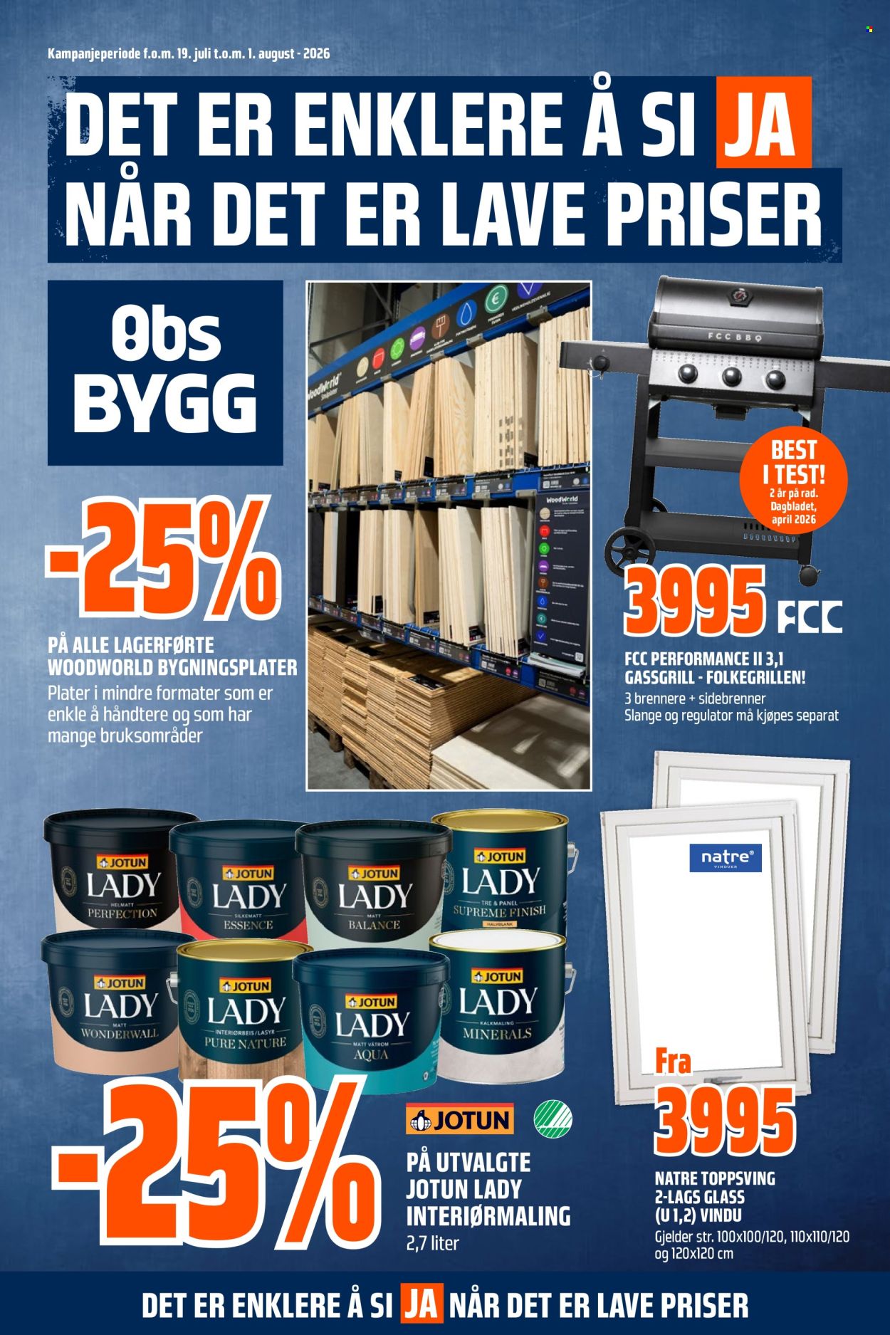 Kundeavis Coop Obs BYGG - 19.7.2026 - 1.8.2026. Side 1