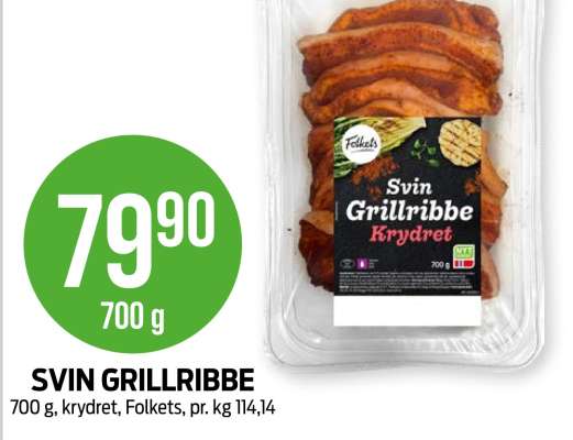 SVIN GRILLRIBBE