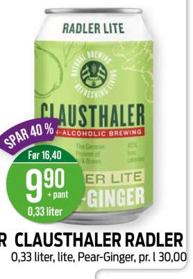 CLAUSTHALER RADLER