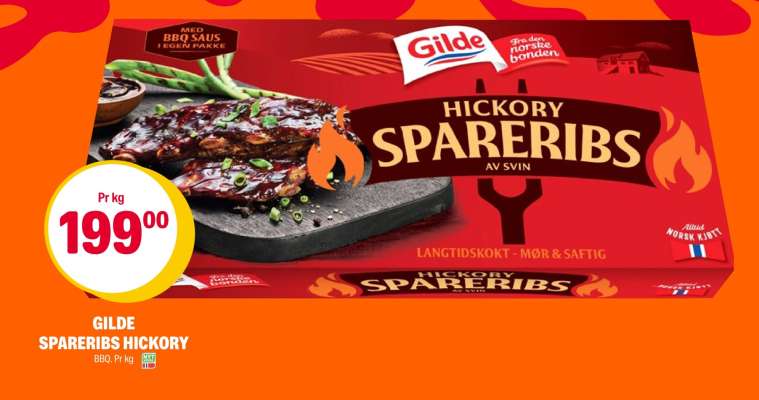 GILDE SPARERIBS HICKORY
