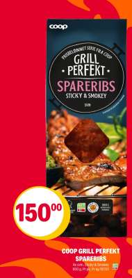 Coop Grill Perfekt spareribs