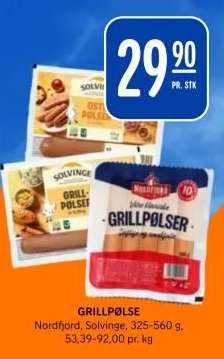 GRILLPØLSE