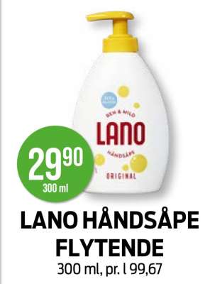 LANO HÅNDSÅPE FLYTENDE