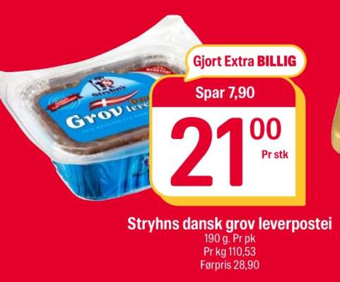 Stryhns dansk grov leverpostei