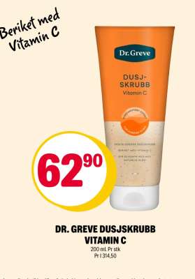 DR. GREVE DUSJSKRUBB VITAMIN C