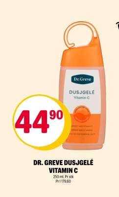 DR. GREVE DUSJGELÉ VITAMIN C