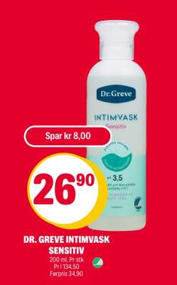DR. GREVE INTIMVASK SENSITIV