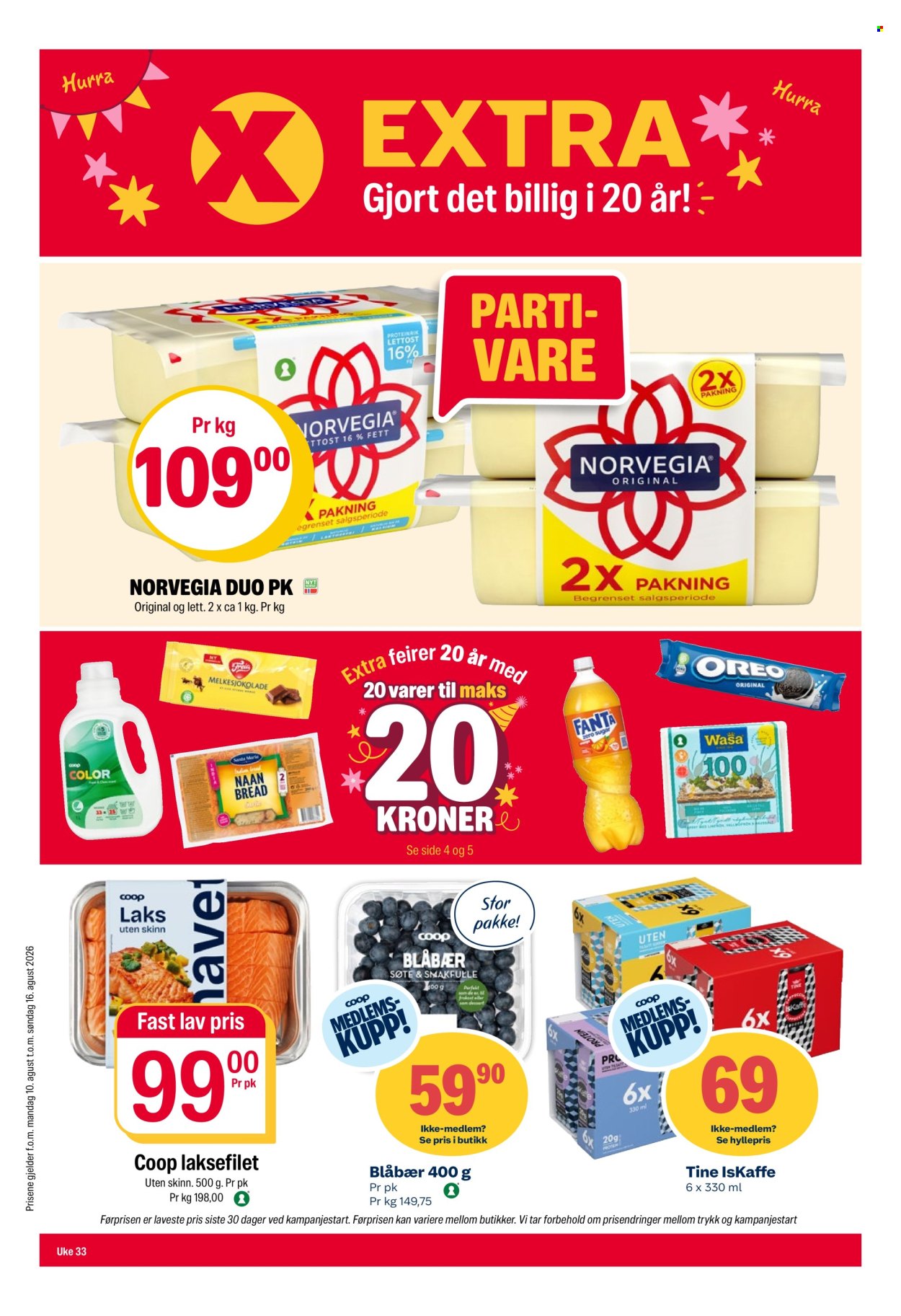 Kundeavis Coop Extra - 10.8.2026 - 16.8.2026. Side 1