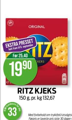 RITZ KJEKS