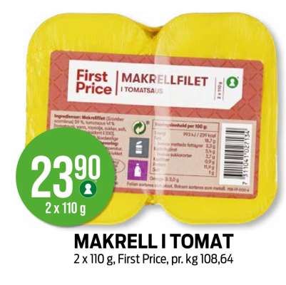 MAKRELL I TOMAT