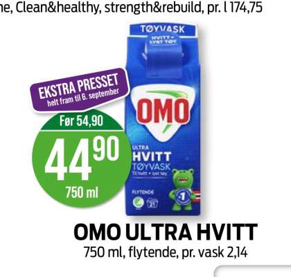 OMO ULTRA HVITT